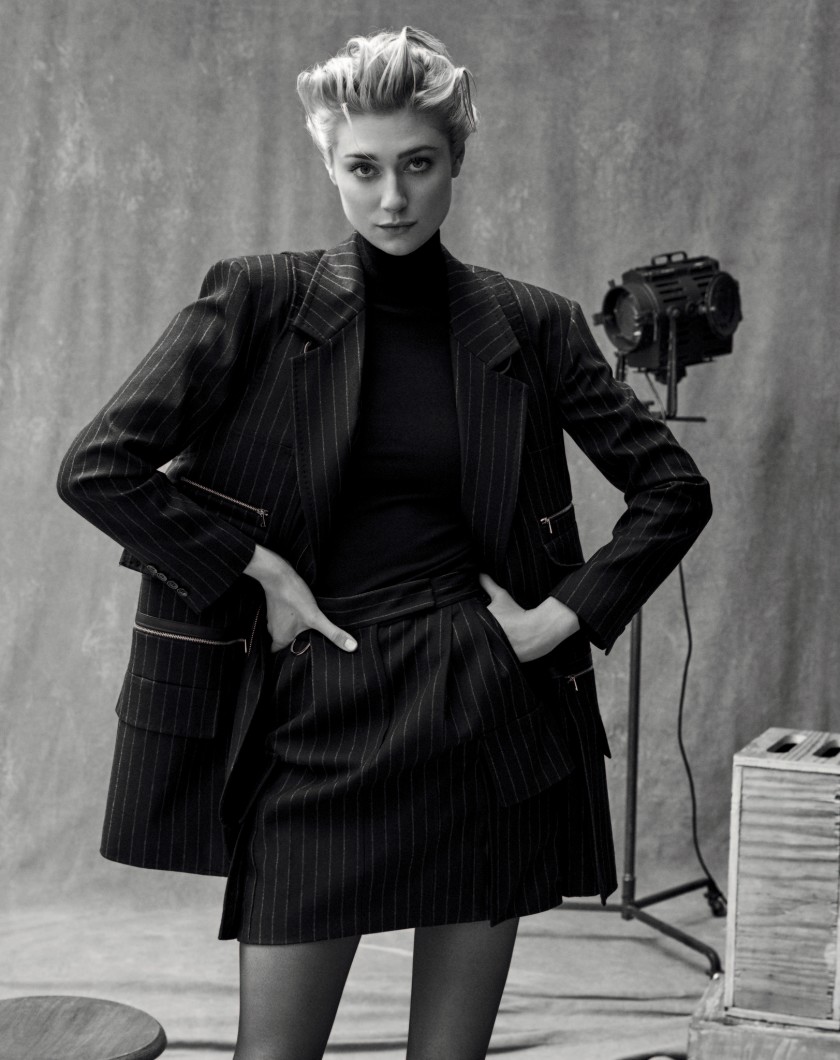 elizabeth debicki la times - elle man