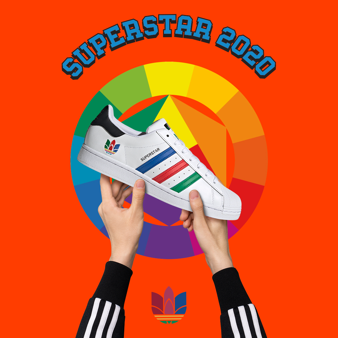 thiết kế giày adidas superstar pure cho nam