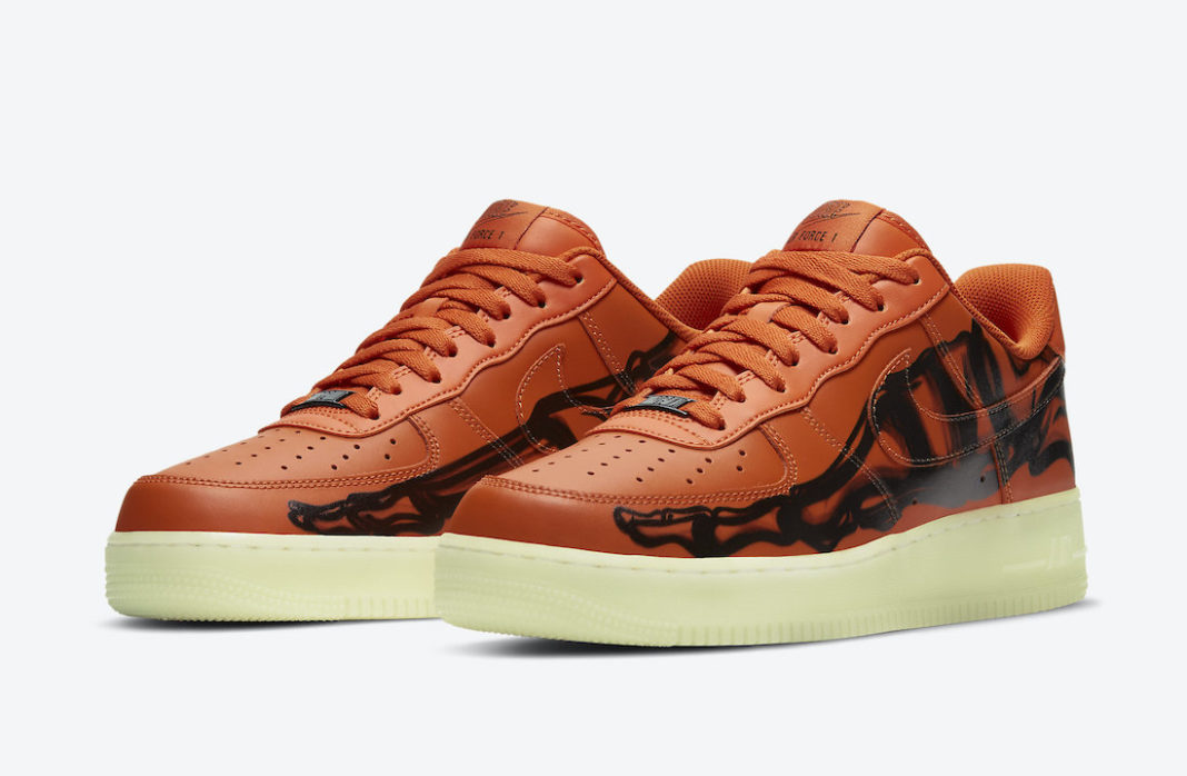 giay the thao hot tu 25-31.10.2020- Nike-Air-Force-1-Orange-Skeleton-CU8067-800-Release-Date (3)