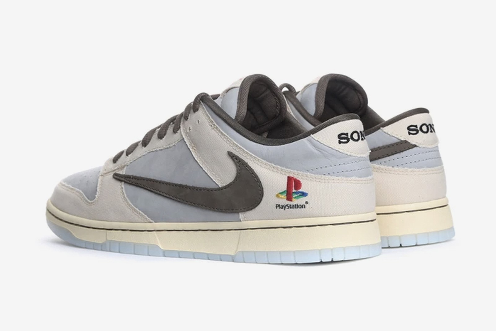 giày thể thao dunk low travis Scott x playstation