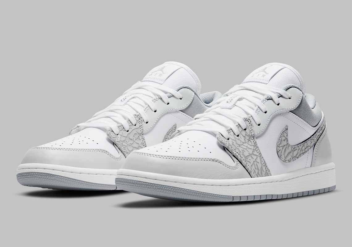 giày thể thao Air Jordan 1 low elephant print