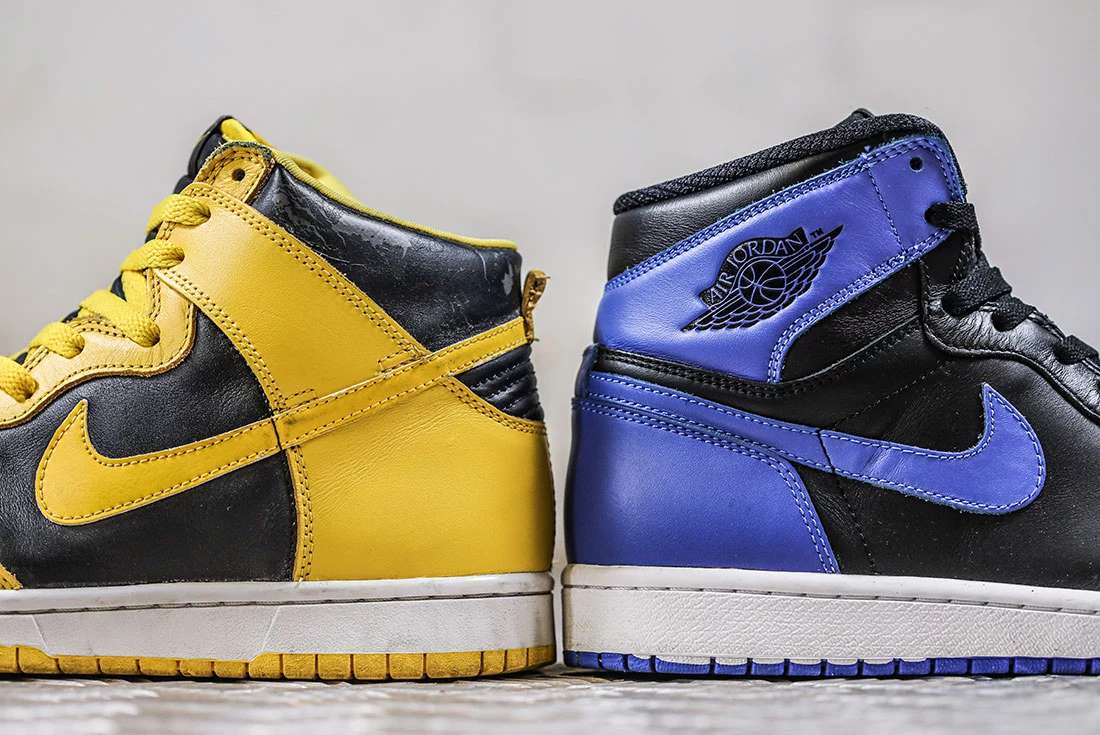 giay the thao dunk vs aj1 - elle man