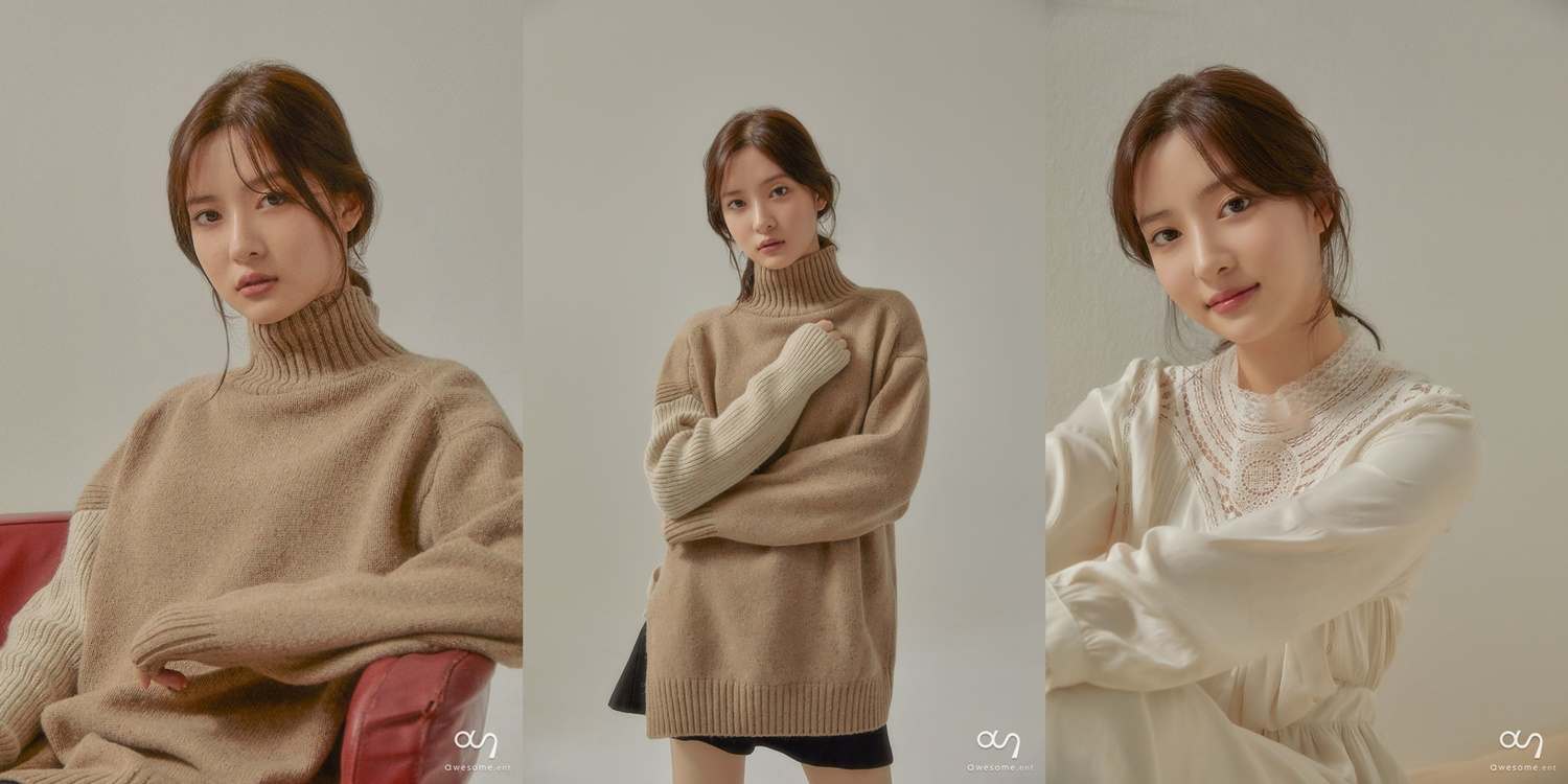 nu dien vien han quoc jo soo min ao sweater - elle man