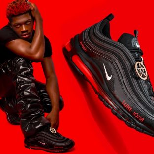 Nike đâm đơn kiện bản collab giày thể thao Air Max 97 "Satan Shoes"