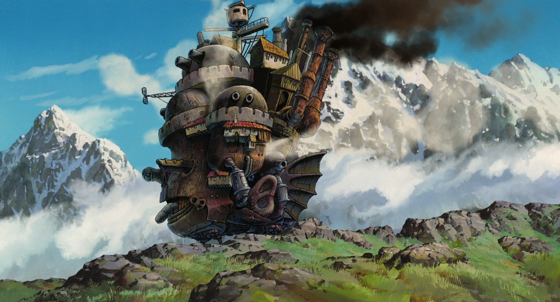 phim anime howl's moving castle - elle man