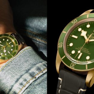 Tudor lần đầu khai thác chất liệu vàng trong Black Bay Fifty-Eight 18k