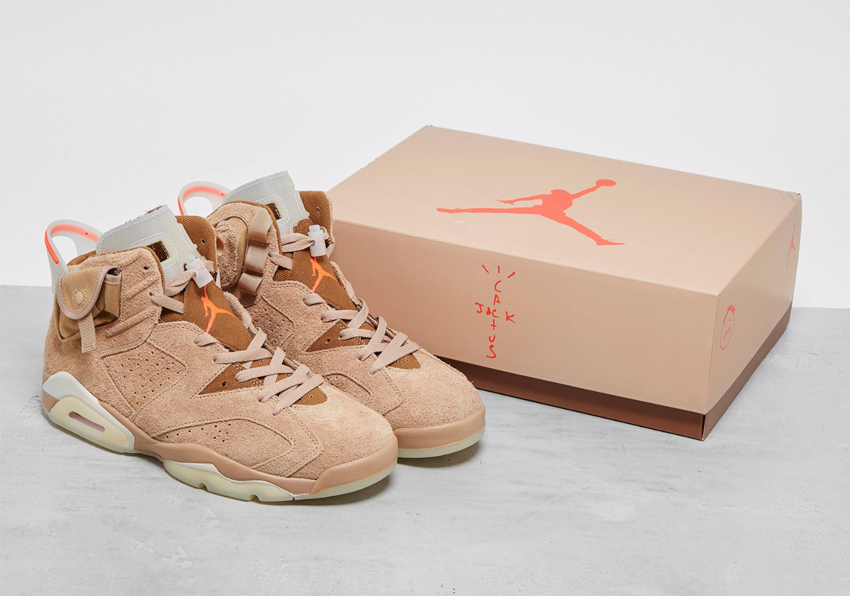 Travis Scott x Air Jordan 6 “British Khaki”