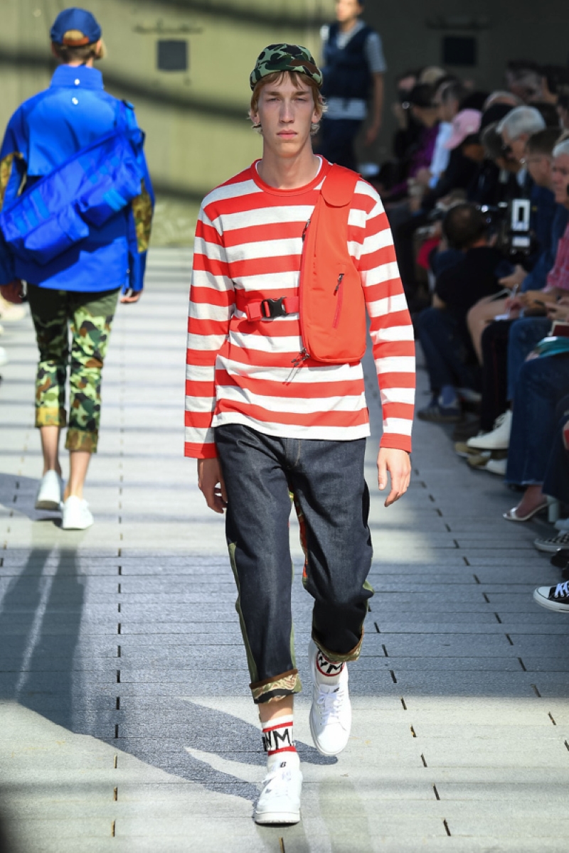 ao ke ngang breton - elle man style calendar - junya watanabe ss2019