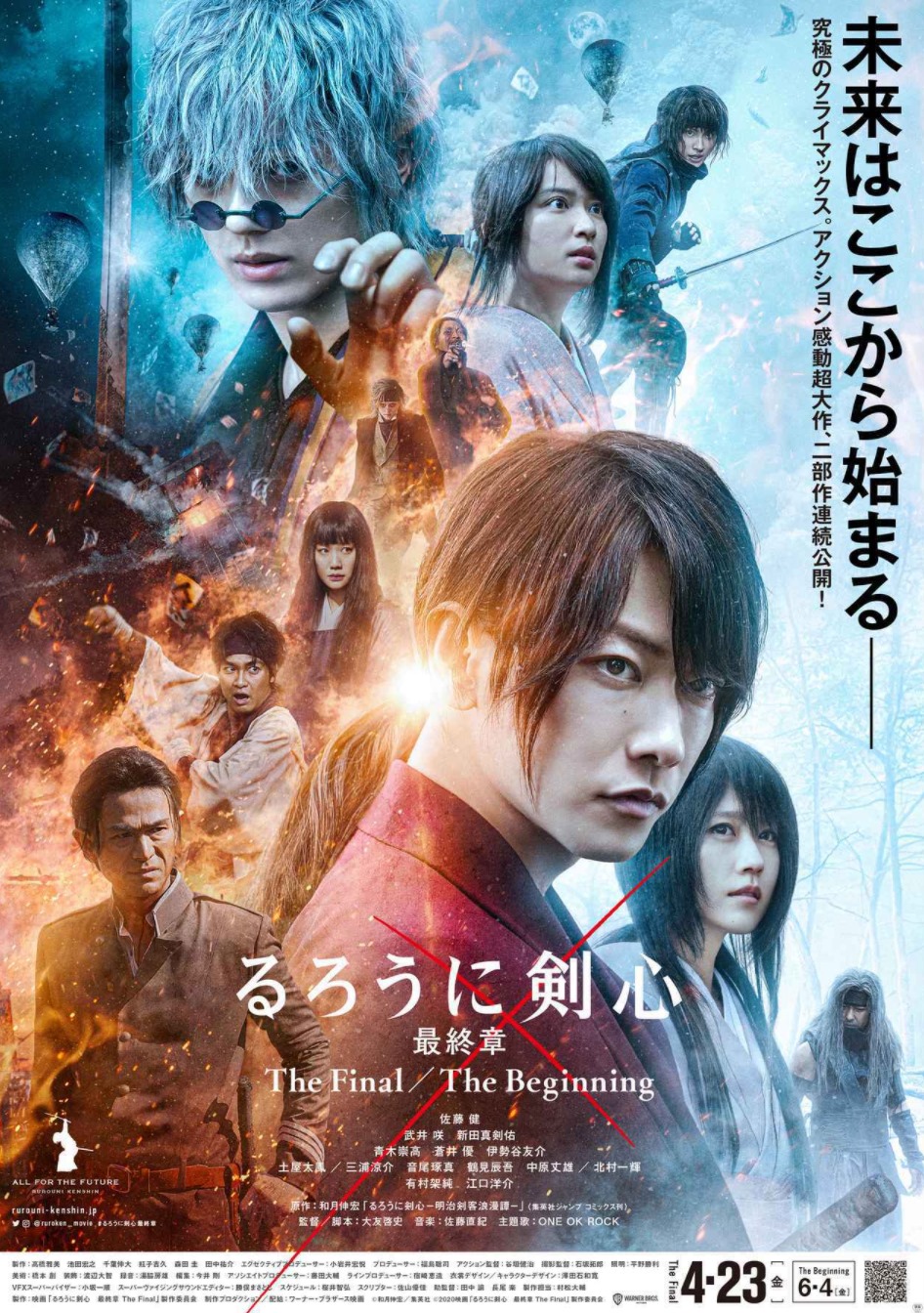 poster phim rurouni kenshin the final