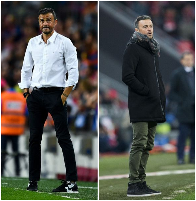 Luis Enrique cùng những đôi snekaer yêu thích của mình