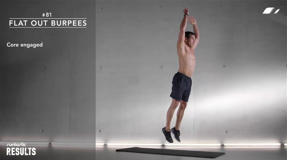 burpees 10 phút tập thể dục