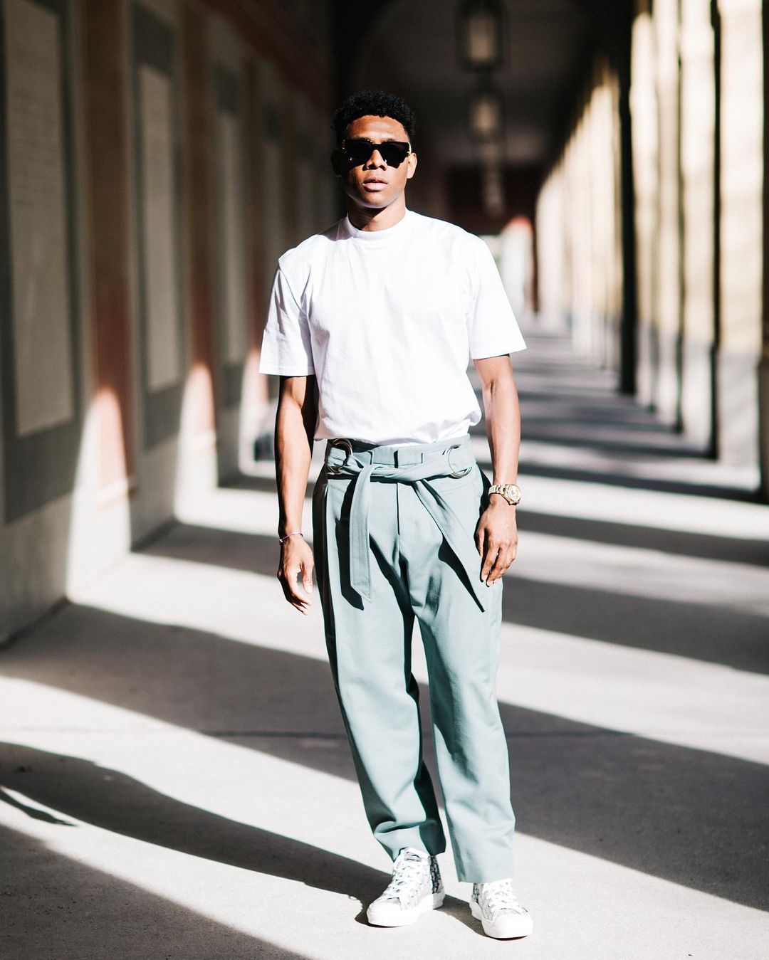 David Alaba cùng các item của Dior