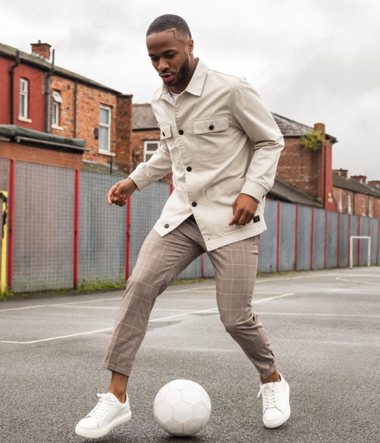 Raheem Sterling trong lookbook cảu H&M