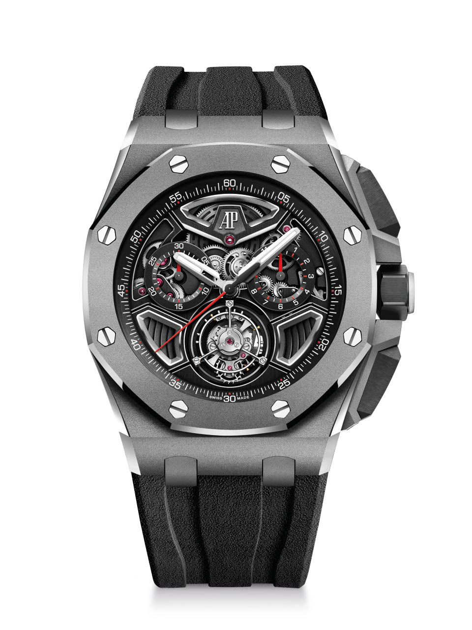 Audermars Piguet Royal Oak Offshore Selfwinding Flying Tourbillon Flyback Chronograph - elle man 4