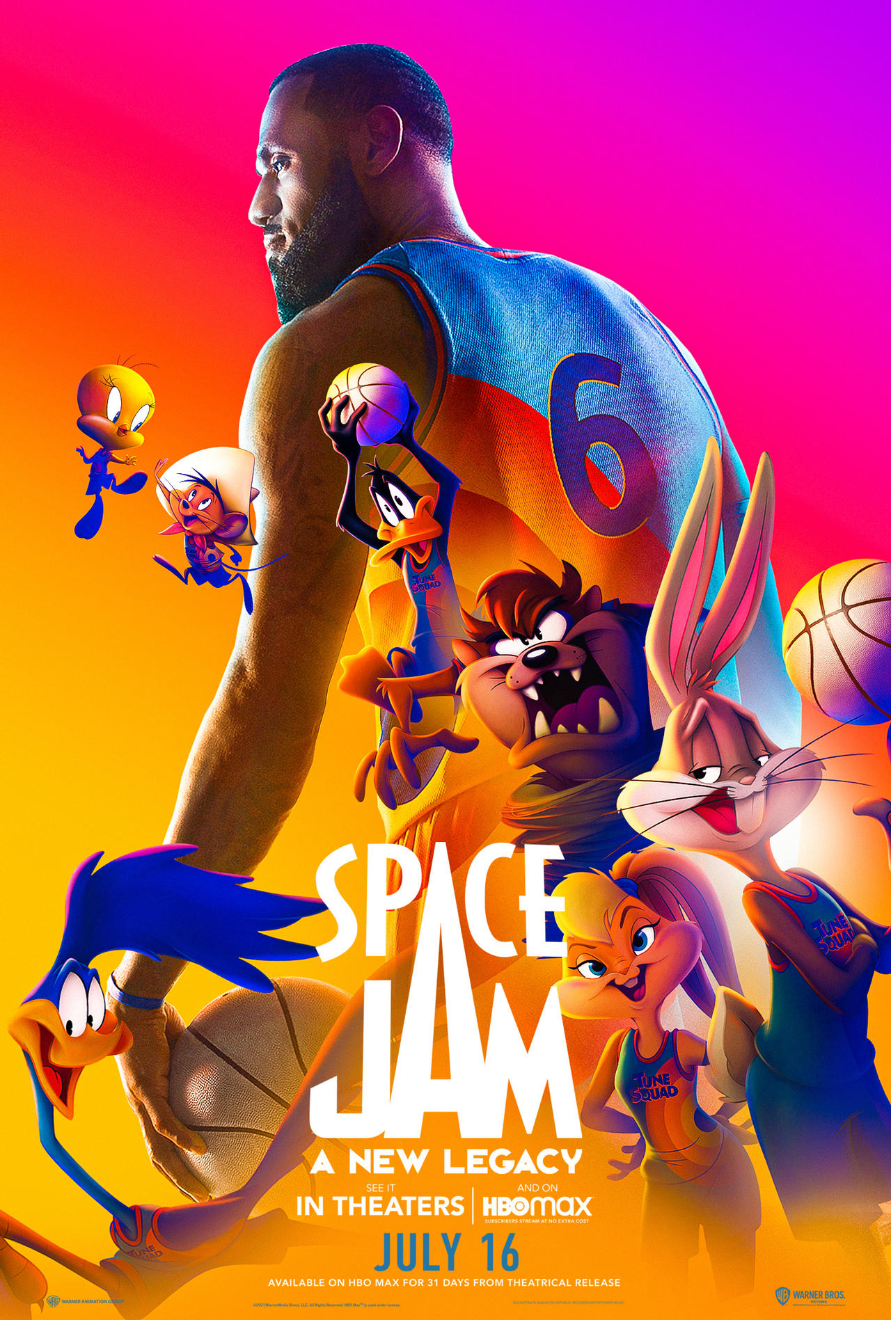 phim space jam: a new legacy poster