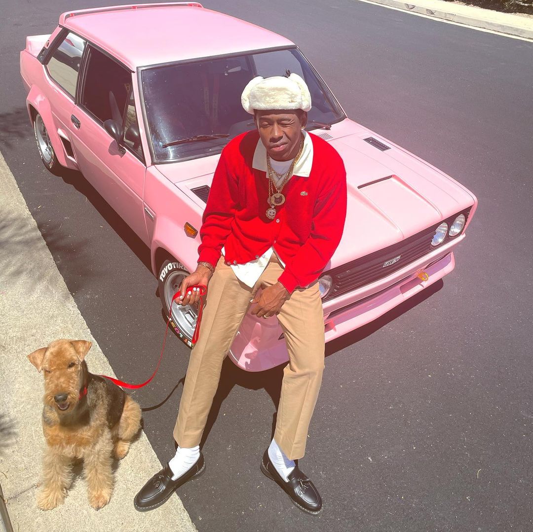Tyler The Creator cars collection from Mclaren pink rally Fiat to luxury  SUVs RollsRoyce  Atelier Eau Rouge