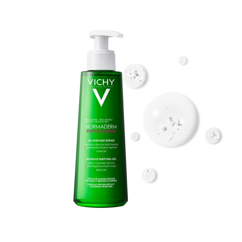 Normaderm Phytosolution Sữa rửa mặt Vichy Intensive Cleansing Gel