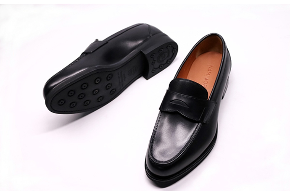 11. Giày Lười Da Bê NAMIDORI Penny Loafer AR06