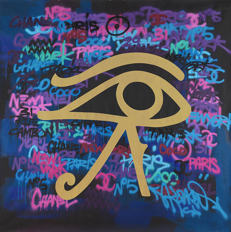 tác phẩm horus eye của cyril kongo.