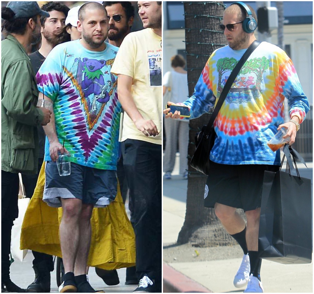 Jonah Hill cũng là một fan cứng của hoạ tiết Tie Dye