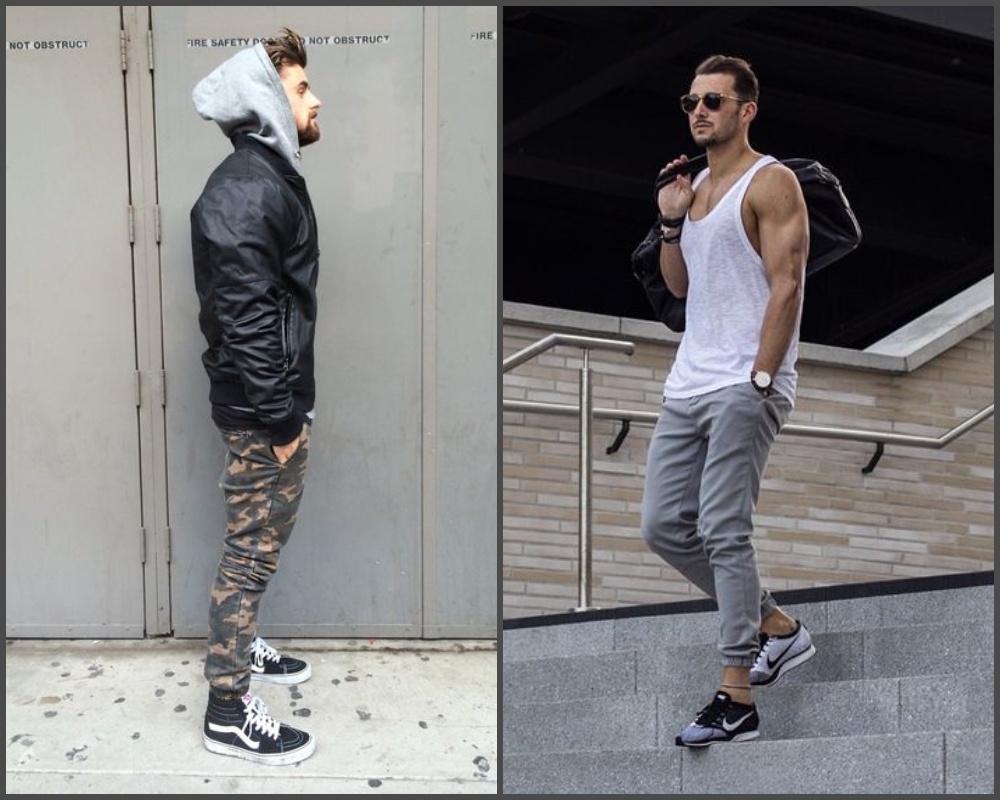 street style thoải mái và streetwear hầm hố với quần jogger.