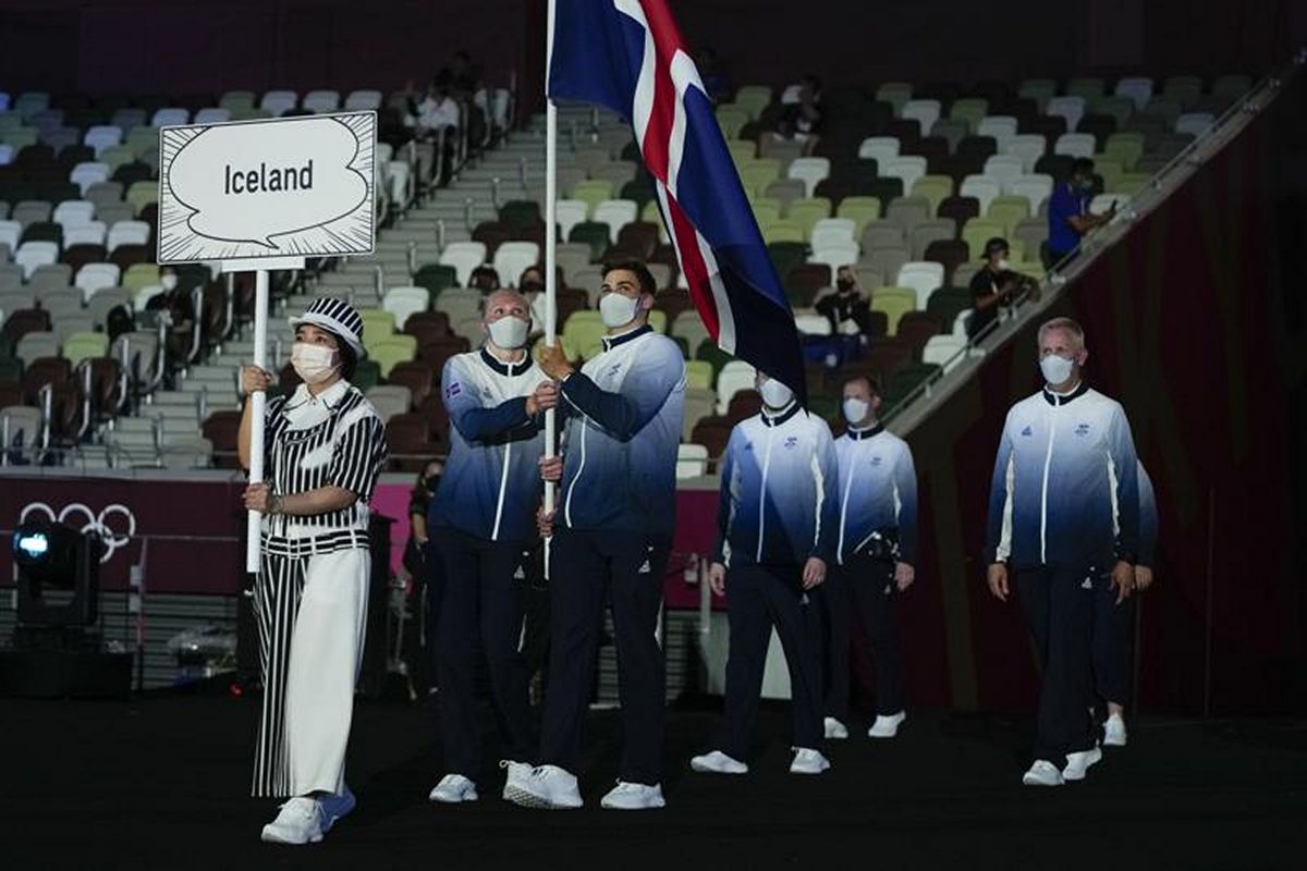 Đội tuyển Iceland tại Olympic Tokyo 2020.