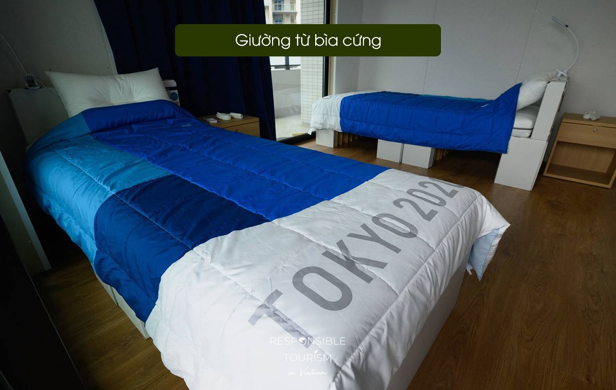 Giường ngủ tại Olympic Tokyo 2020.