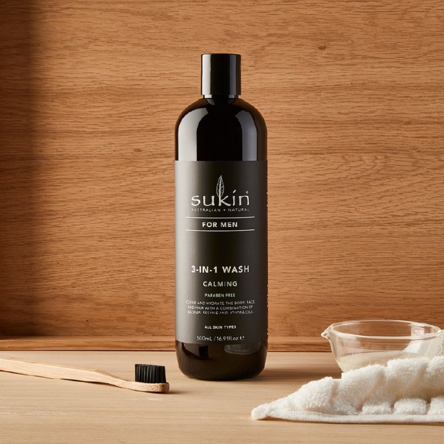 Sukin For Men 3 - in - 1 Wash Calming sữa tắm