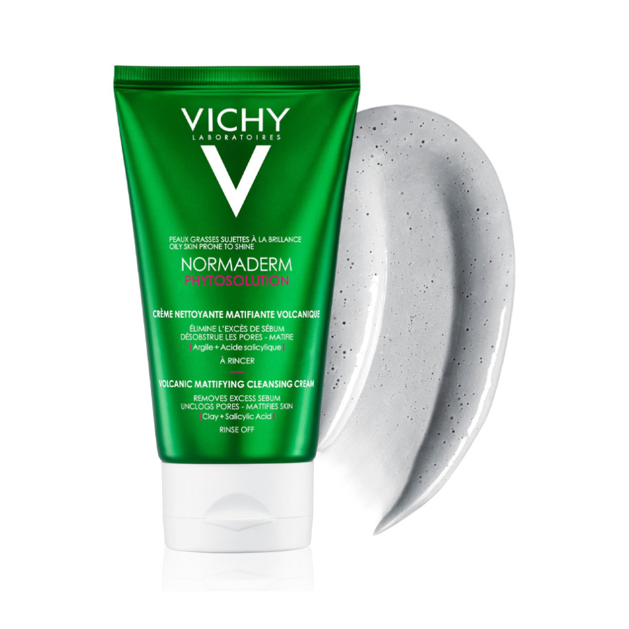 Vichy Normaderm Phytosolution Volcanic Mattifying Cleansing Cream