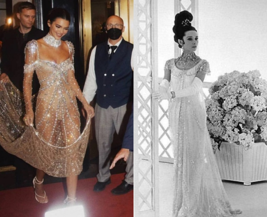 Kendall Jenner dress Audrey Hepburn my fair lady.