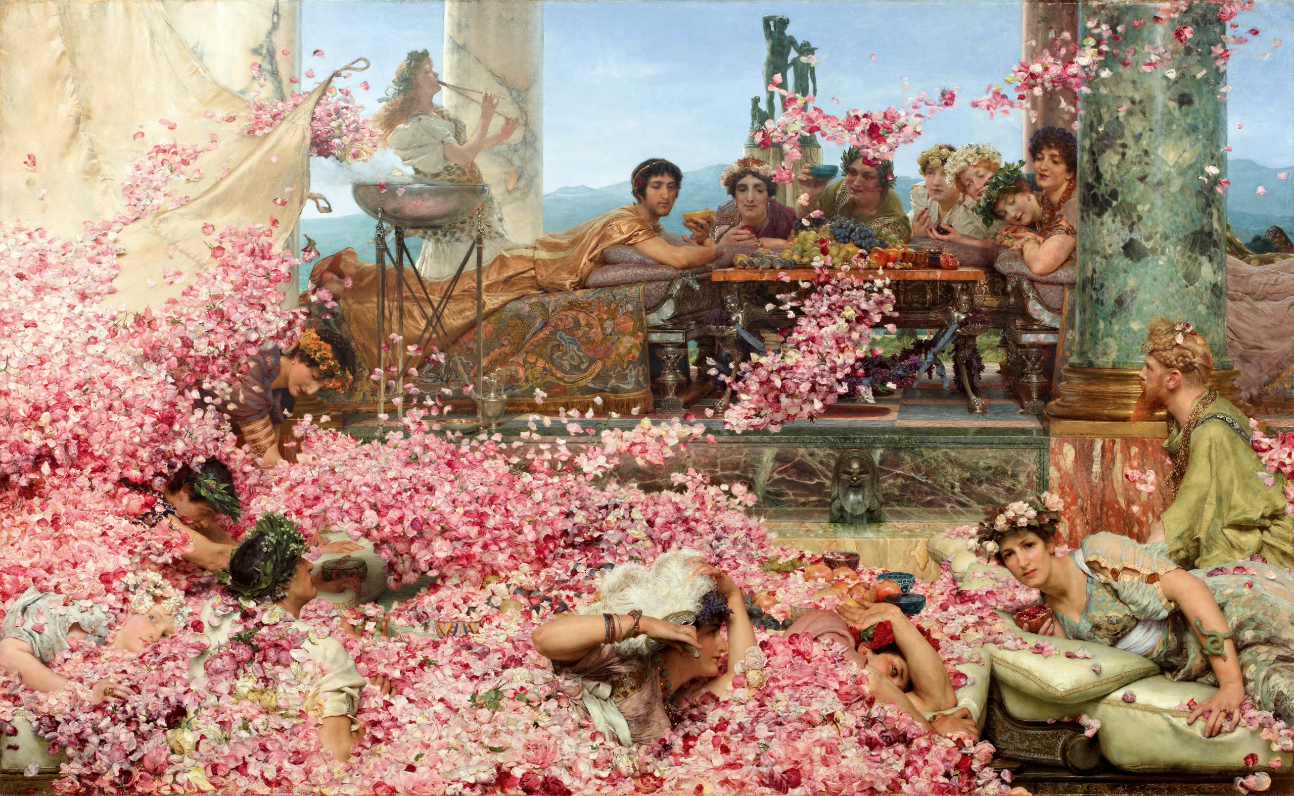 Lịch sử nước hoa - bữa tiệc hoa hồng của người Hy Lạp.