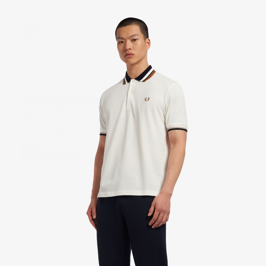 Contrast Collar Polo Shirt 