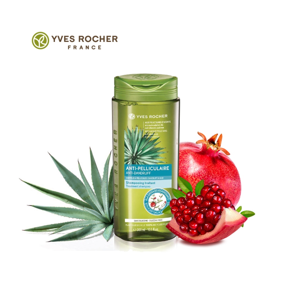 Yves Rocher Anti-Dandruff In Hair Treatment Shampoo dưỡng tóc