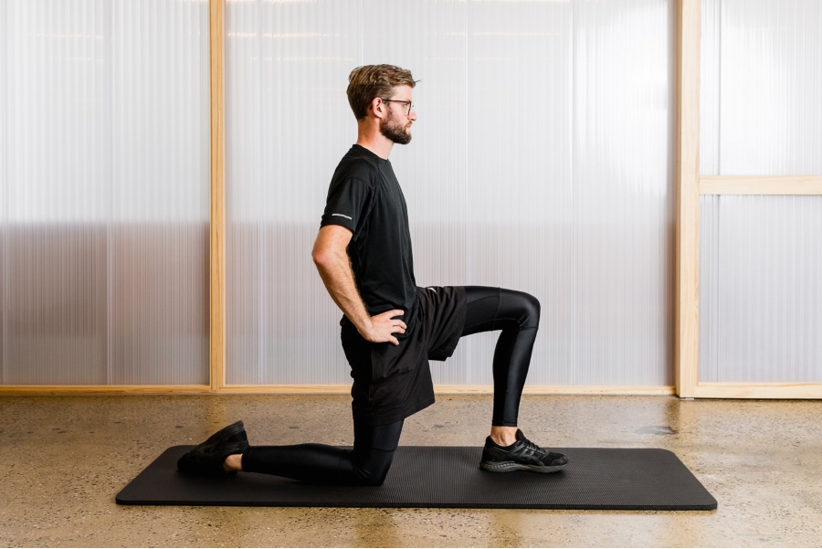 Half-Kneeling Hip Flexor Stretch