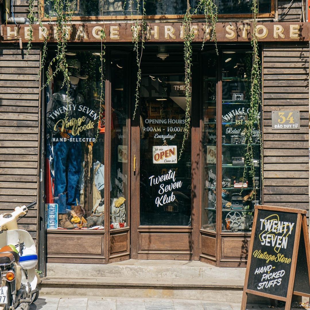 cửa hàng đồ vintage the 27 klub