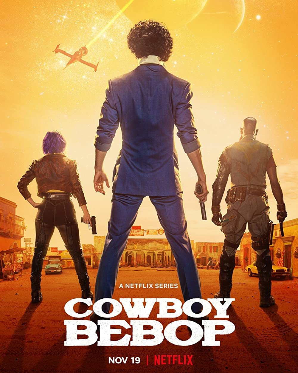 review phim cowboy bebop live action poster elle man