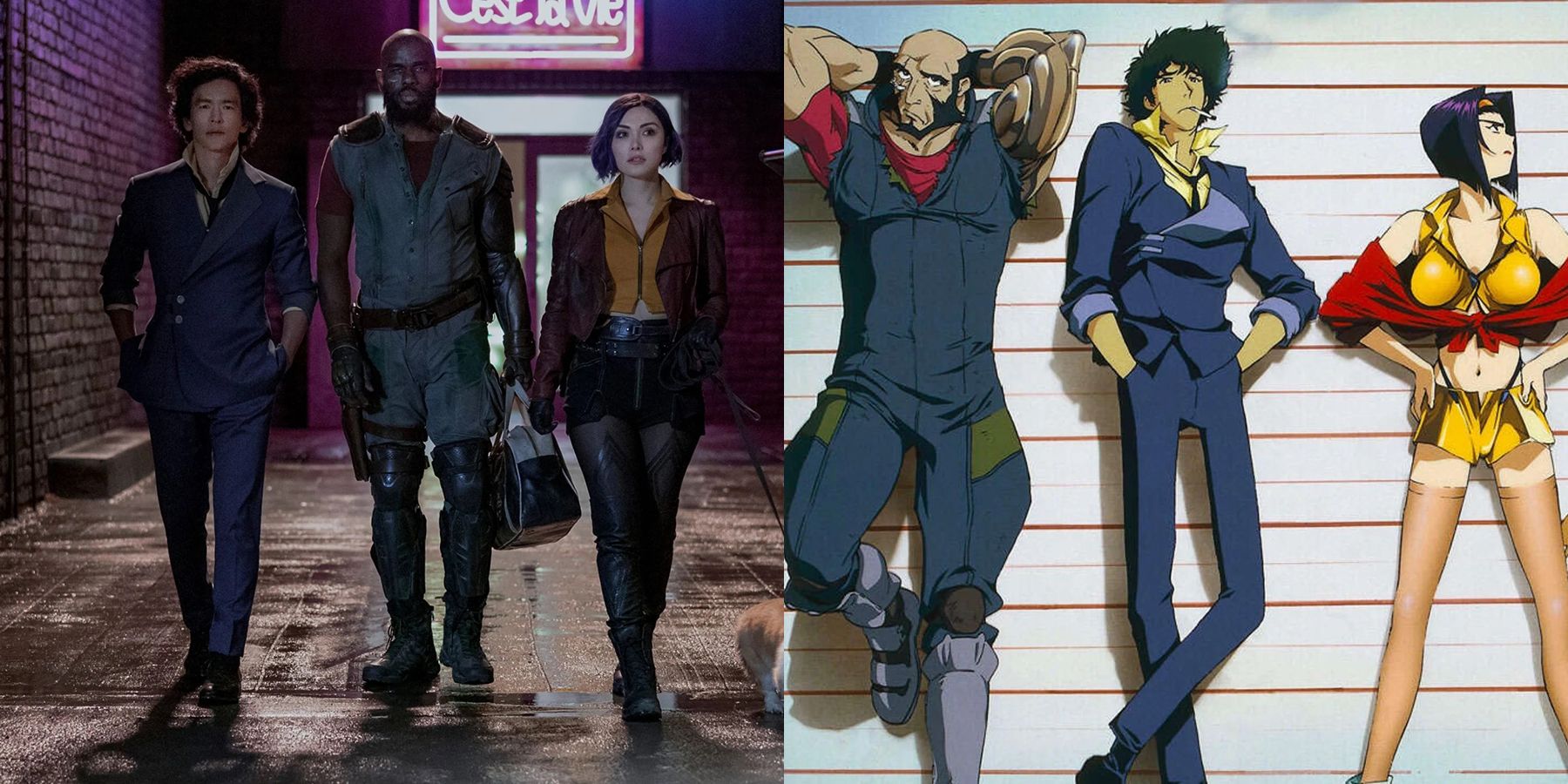 tạo hình nhân vật cowboy bebop trong phim live-action và anime