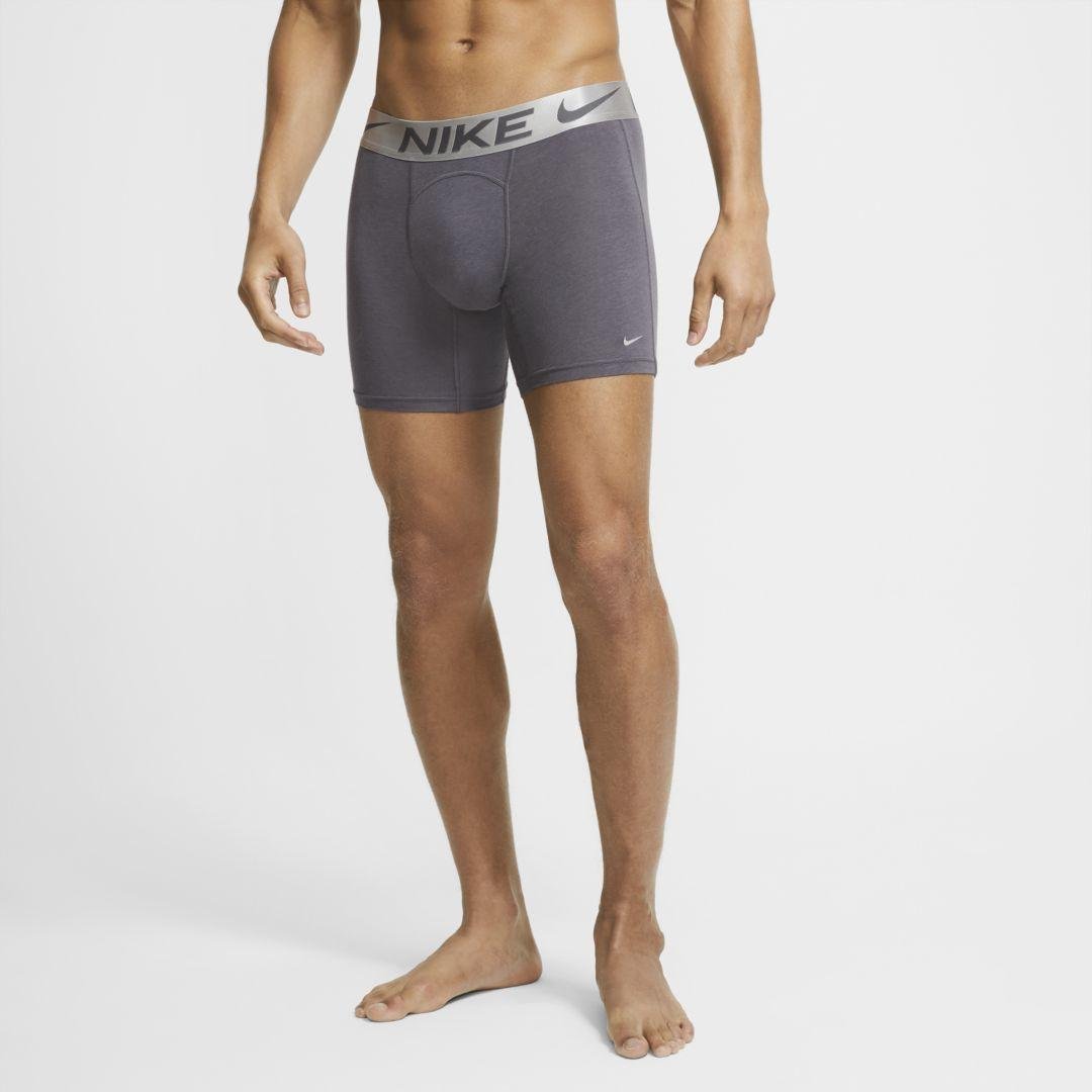 quan lot nam modal - Nike Luxe Cotton Modal Boxer Briefs in Grey