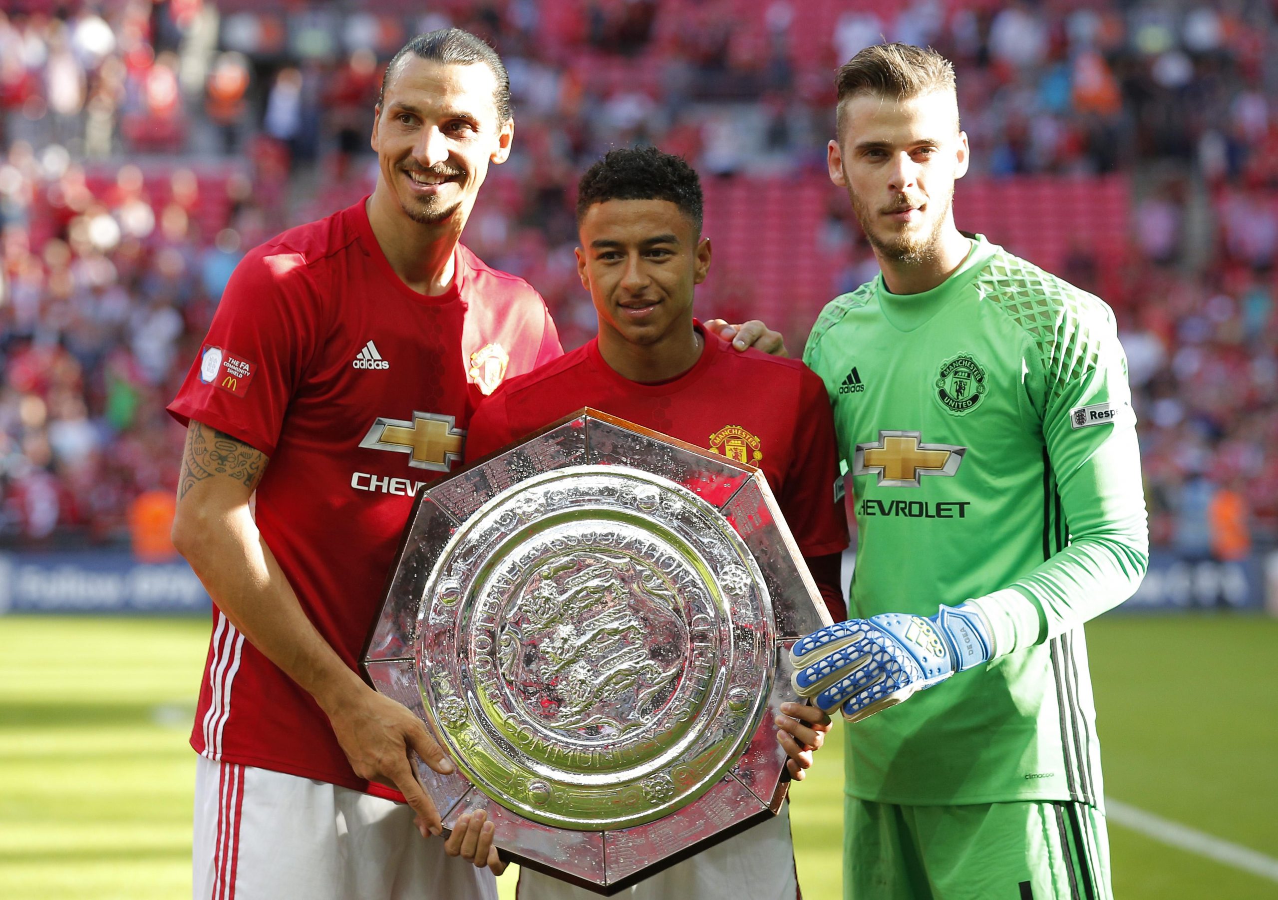 jesse lingard - elle man - comunity shield the sun