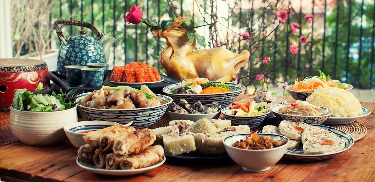 Mâm cỗ Tết