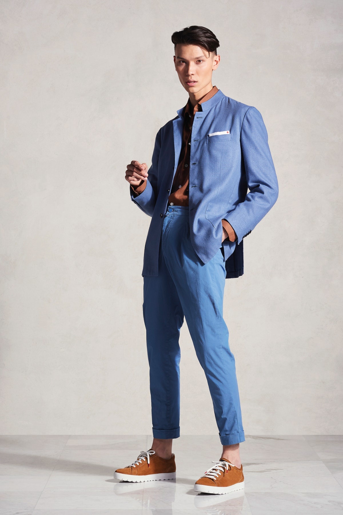  mau xanh - Kiton Spring Summer 2022 Men Lookbook