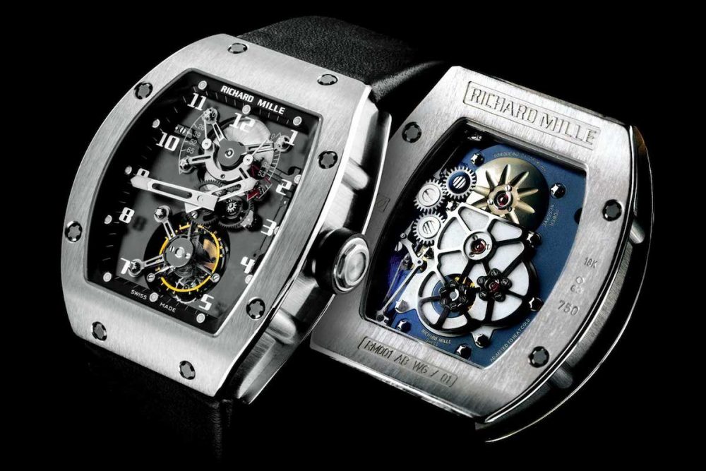 Khi được giới thiệu vào năm 2001, RM 001 đã làm rung chuyển trong ngành sản xuất đồng hồ