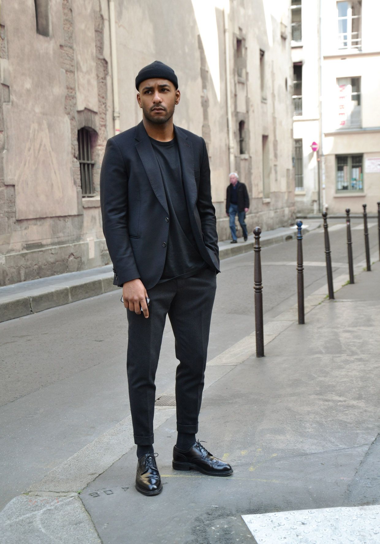 phoi do all black - Urban Men Outfits