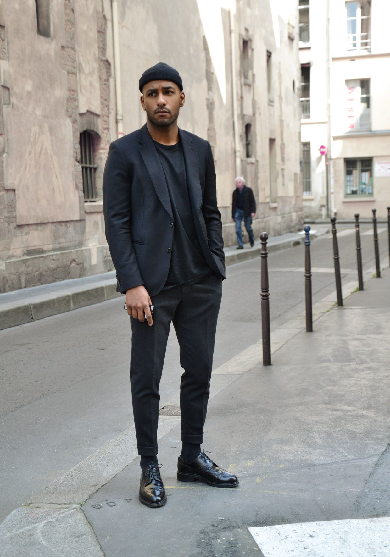 phoi do all black - Urban Men Outfits