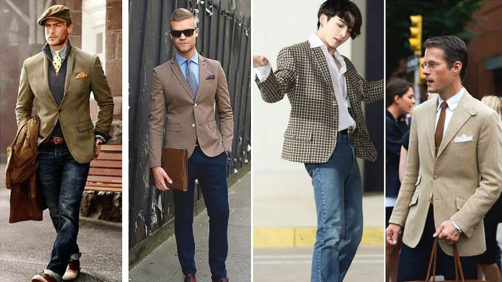 Tips phối áo blazer và quần jeans cực sành điệu ELLE Man
