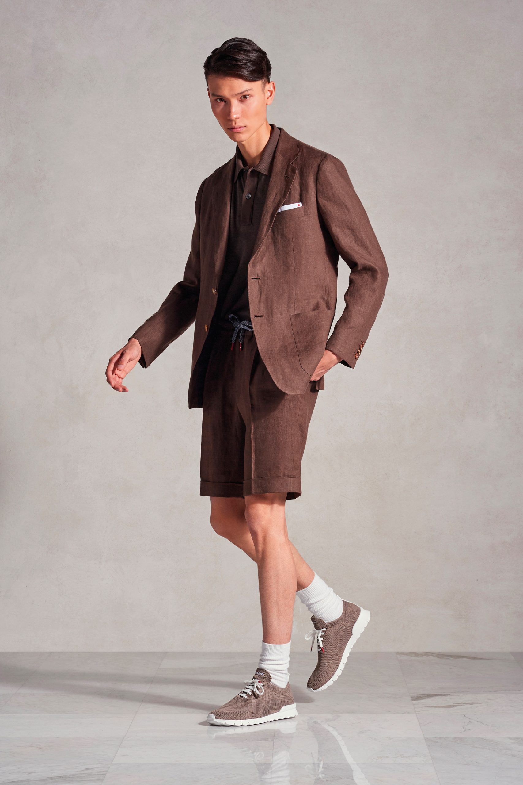 phoi do quan short nam tailored shorts - Kiton Spring-Summer 2022 Menswear Collection