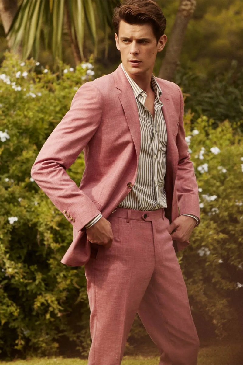 suit nam mau pastel - Gieves & Hawkes