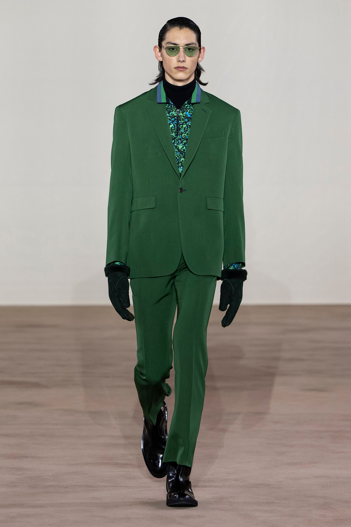 suit mau xanh la - Paul Smith Men's Fall 2022